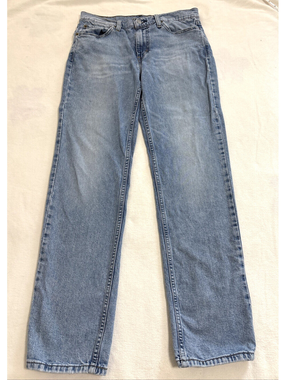 Levi's 511 Men's Jeans 32x32 Blue Slim Fit Denim Faded Distressed Casual